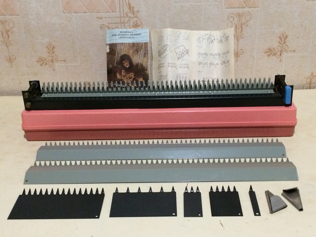 66 Knitting Machine Small Soviet Knitting Machine Antique Etsy
