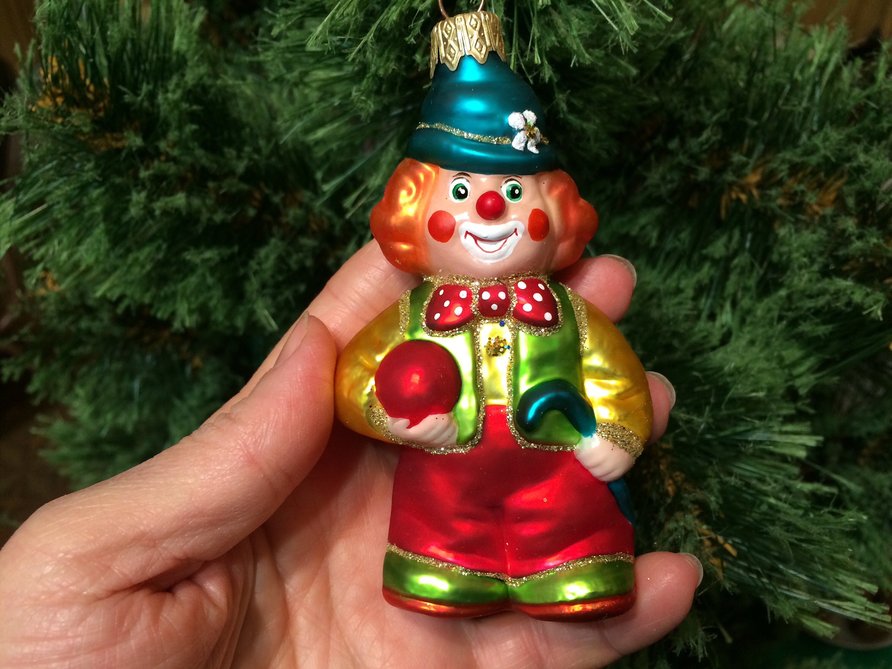 Juguete del árbol de navidad decoración navideña vidrio Etsy