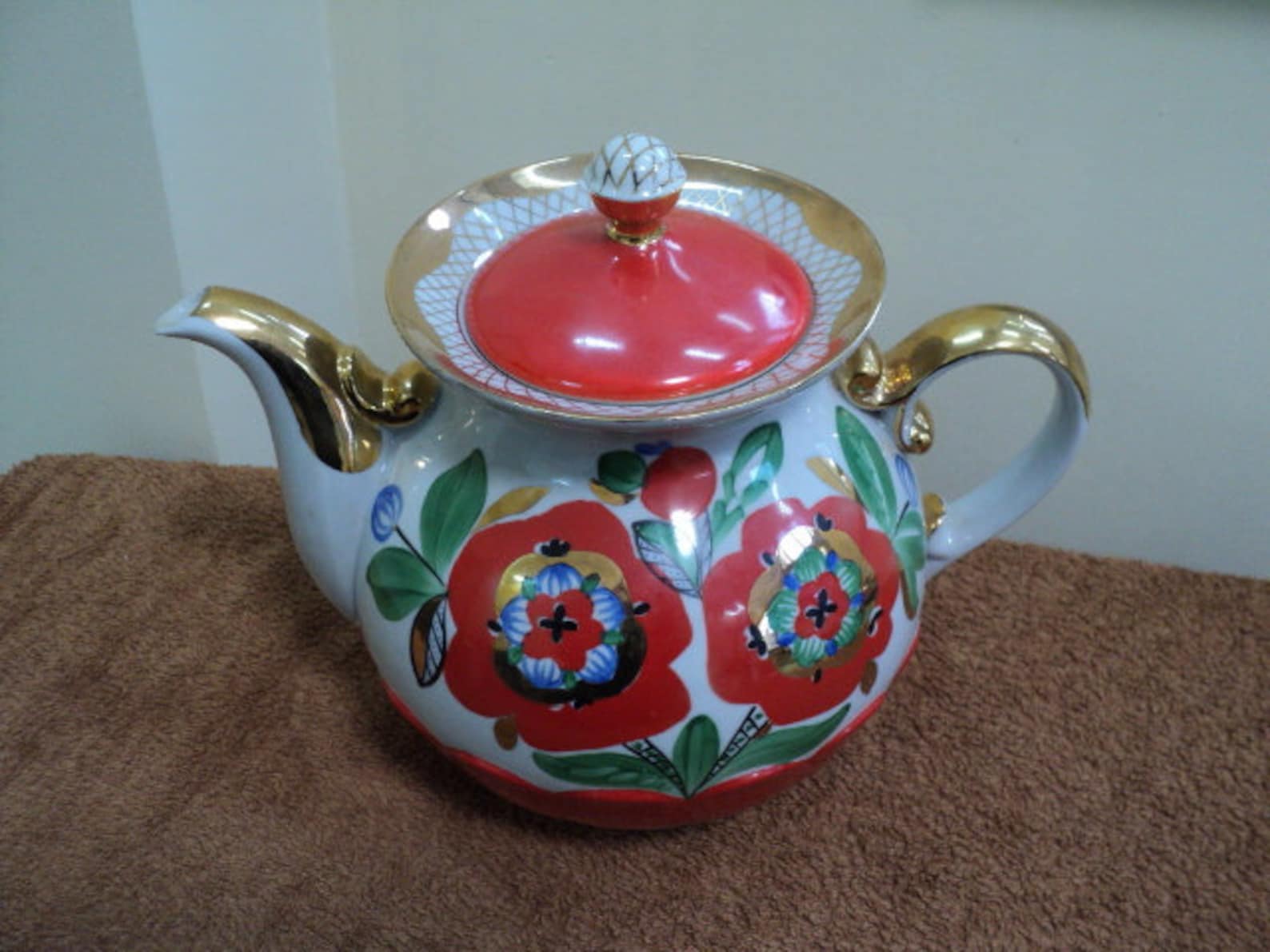 Ukrainian Porcelain Set Tea Set Porcelain Teapot Etsy