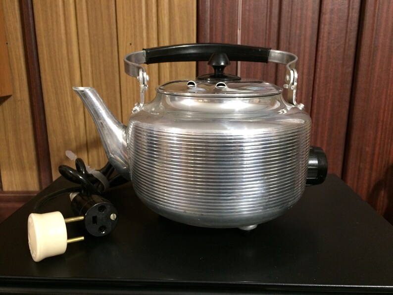 Electric kettle antique vintage made in the USSR kettle Etsy