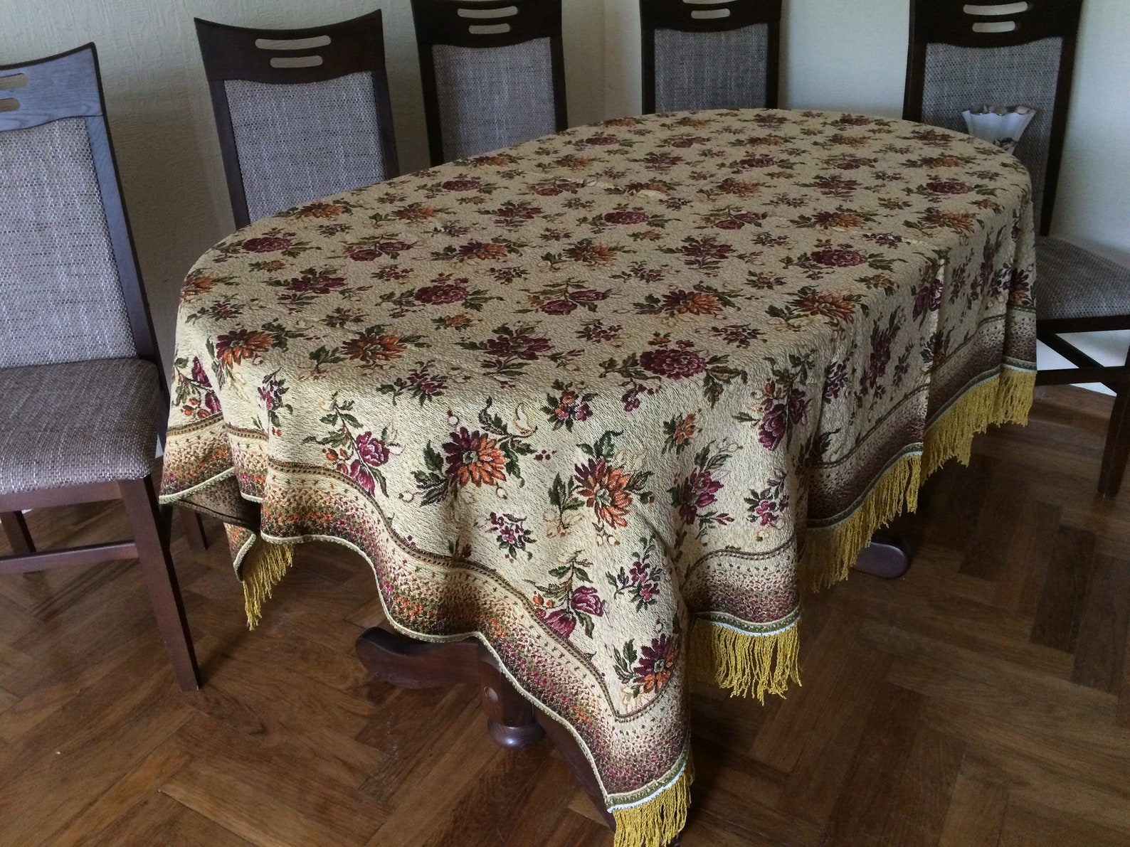 183 Tapestry tablecloth dining room kitchen for table Etsy