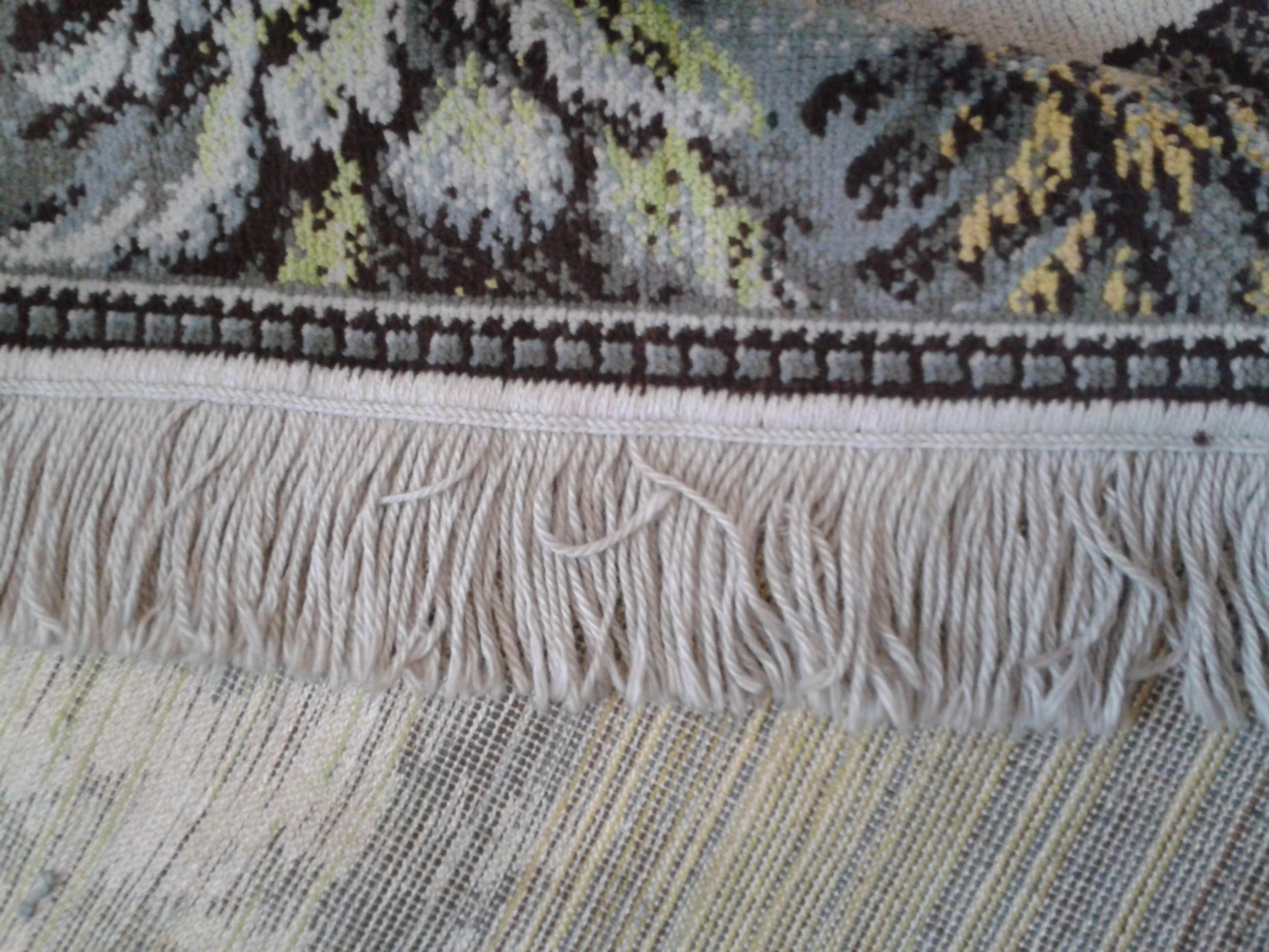 Natural wool carpet pile carpet German carpet antique Etsy