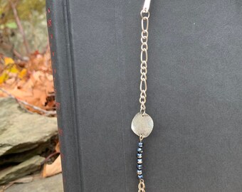 Silver plated bookmark