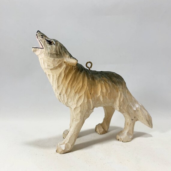 Statues Lawn Ornaments Lifelike Brown Standing Howling Wolf - Howling Wolf Garden Statue Statues Lawn Ornaments Lifelike Brown Standing Howling Wolf - Howling Wolf Garden Statue