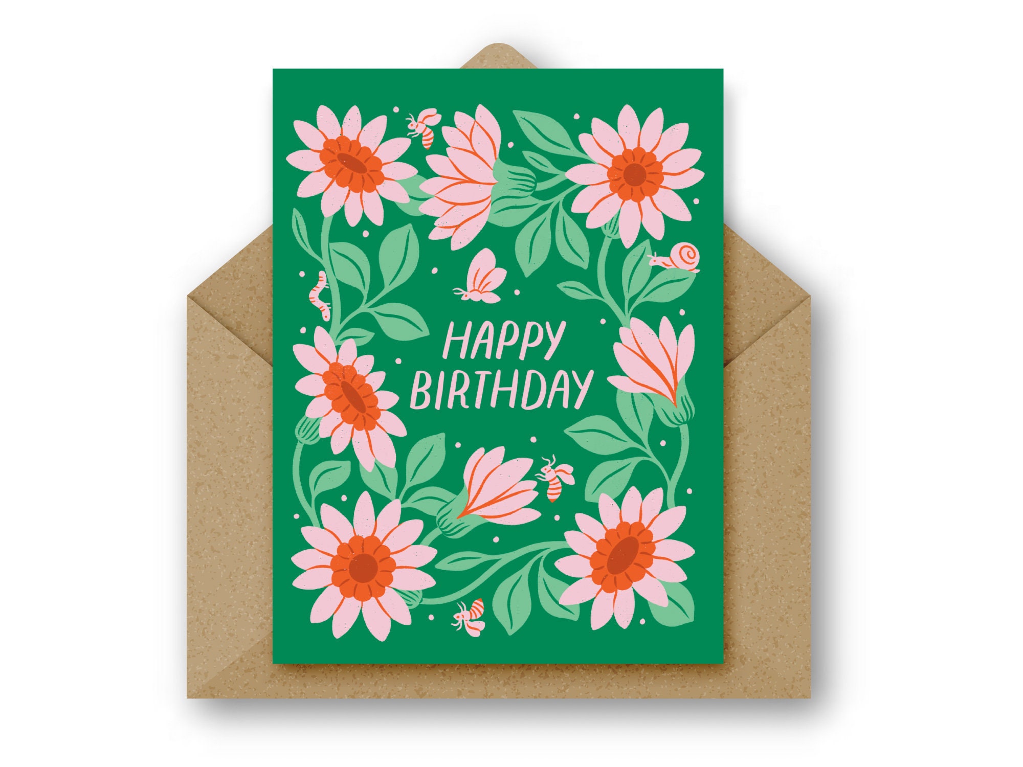 Happy Birthday Daisy Greeting Card - Etsy