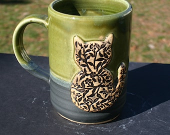 The Puurrrfect Mug - Emerald Green