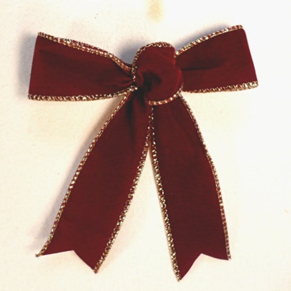 Christmas Tree Bow Etsy