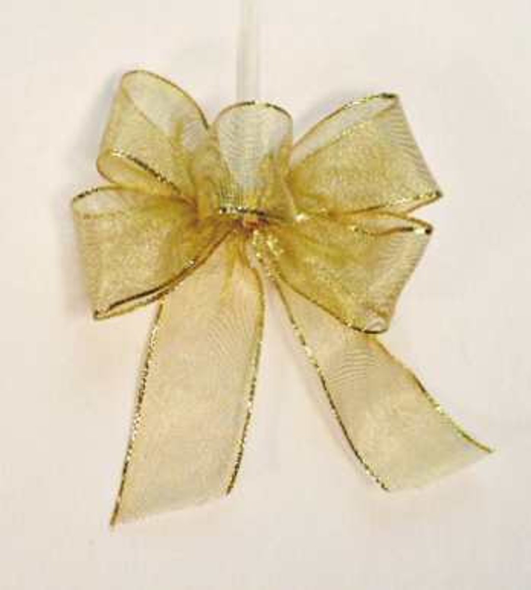 Pack of 10 Metallic Gold Tree Decor Gold Garland Bow Gift Etsy
