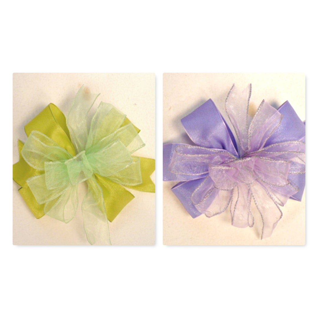 Lavender Gift Bow Set of 2, Lime Green Gift Bow, Wedding Gift Bow, Gift