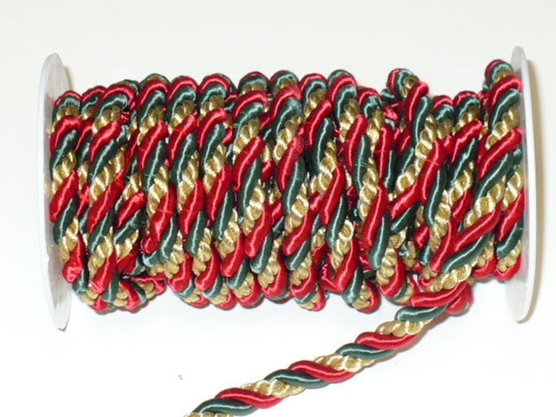 Cordón retorcido de 9 mm cordón retorcido festivo cordón - Etsy España