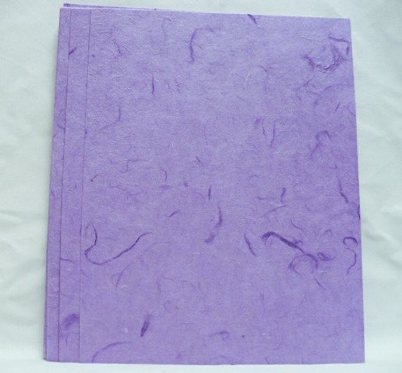 Lavender Handmade Mulberry Paper, Art Paper, Scrap Booking Paper