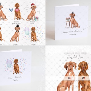 Pode incluir: Um conjunto de cart&otilde;es de anivers&aacute;rio personalizados com uma ilustra&ccedil;&atilde;o de aquarela de um c&atilde;o usando um chap&eacute;u de festa. Os cart&otilde;es est&atilde;o dispon&iacute;veis em uma variedade de designs, incluindo um c&atilde;o com um bolo, um c&atilde;o com uma bandana e um c&atilde;o com um chap&eacute;u de Papai Noel. Os cart&otilde;es s&atilde;o perfeitos para celebrar um anivers&aacute;rio especial.