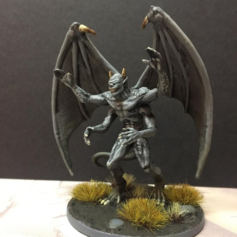Four armed Gargoyle miniature Etsy