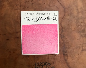 New* PINK EGGSHELL EXCLUSIVE Artisanal Handmade Watercolor Half Pan