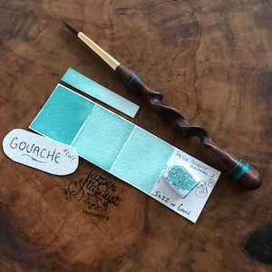 Neue Farbe Exklusiv! JAZZ der GREEN Gouache Handwerkliche Handgefertigte Aquarell Pfanne