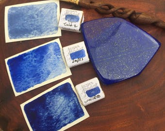 GENUINE SMALT Artisanal Handmade Watercolor Half Pan (from the original 19th century recipe!)