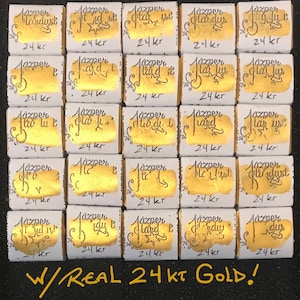 Aquarela artesanal feita à mão em ouro 24k REALÇADO