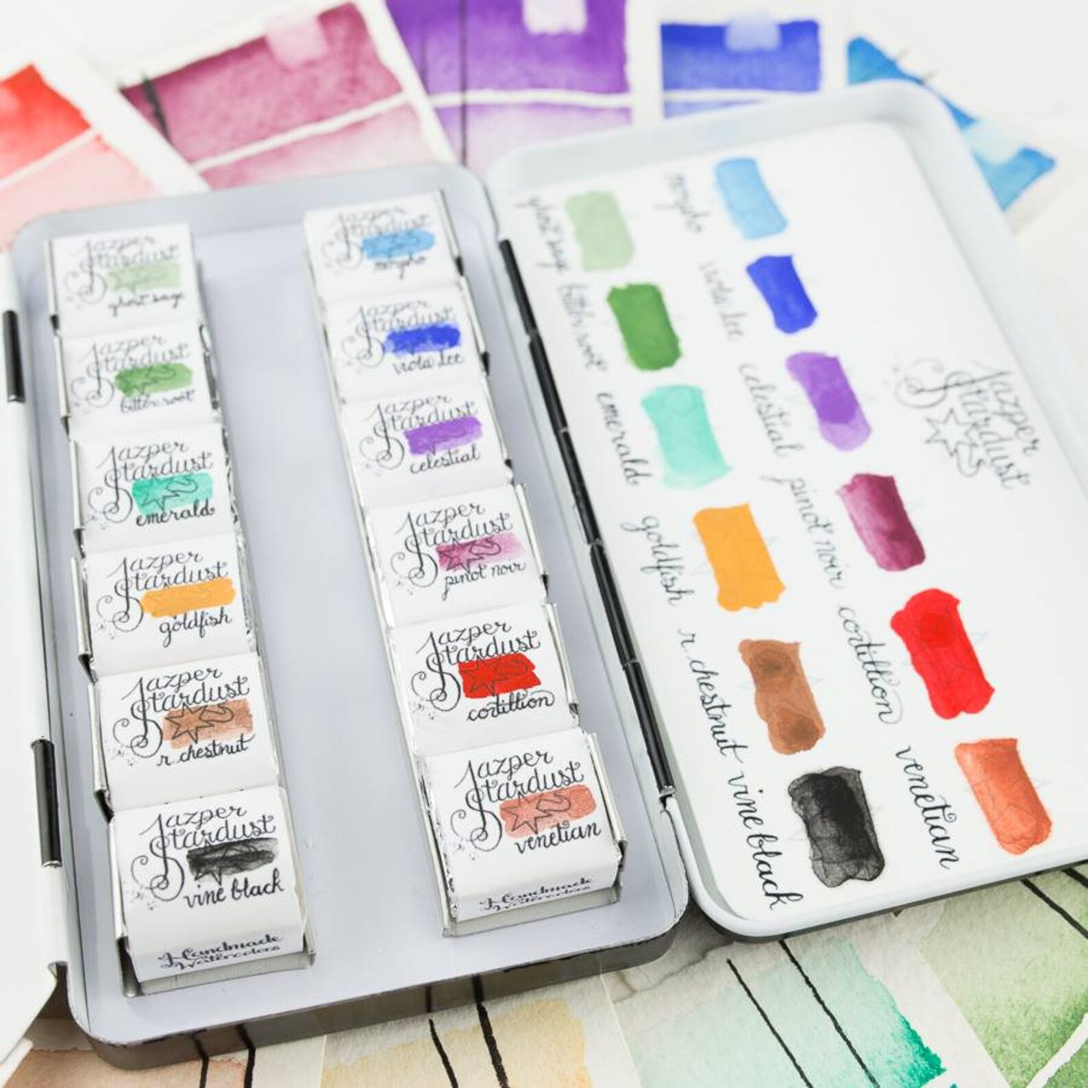 MEADOW JEWELS Artisan Handmade Watercolor Paint Set Handmade Etsy