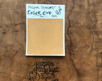 New* TIGER EYE Genuine Artisanal Handmade Watercolor Half Pan