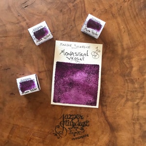 New* Monastral Violet Artisinal Handmade Watercolor pan