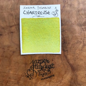 New Exclusive* CHARTREUSE Artisanal Handmade Watercolor pan