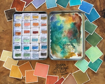 24 Southwest Landscape set Artisan Handmade Watercolour paint set