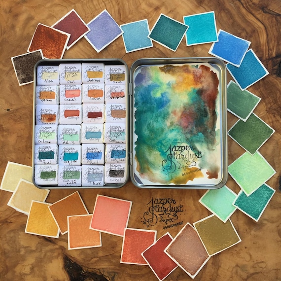 24 Southwest Landscape set Artisan Handmade Watercolour paint set