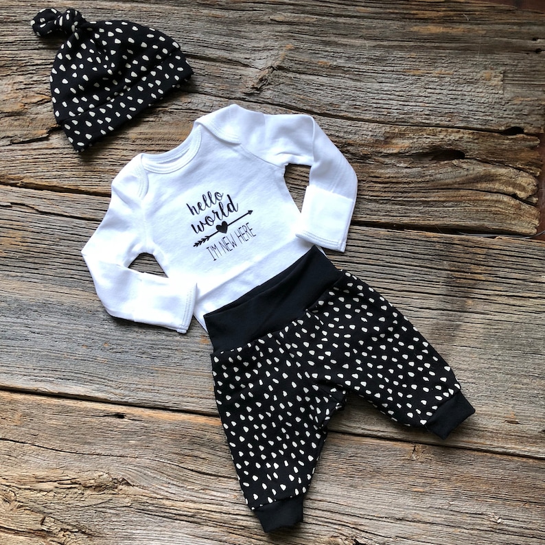 Gender Neutral Baby Hospital baby outfit Unisex Outfit Coming Home Baby Outfit New Born Gift Set, Baby Set Baby Outfit