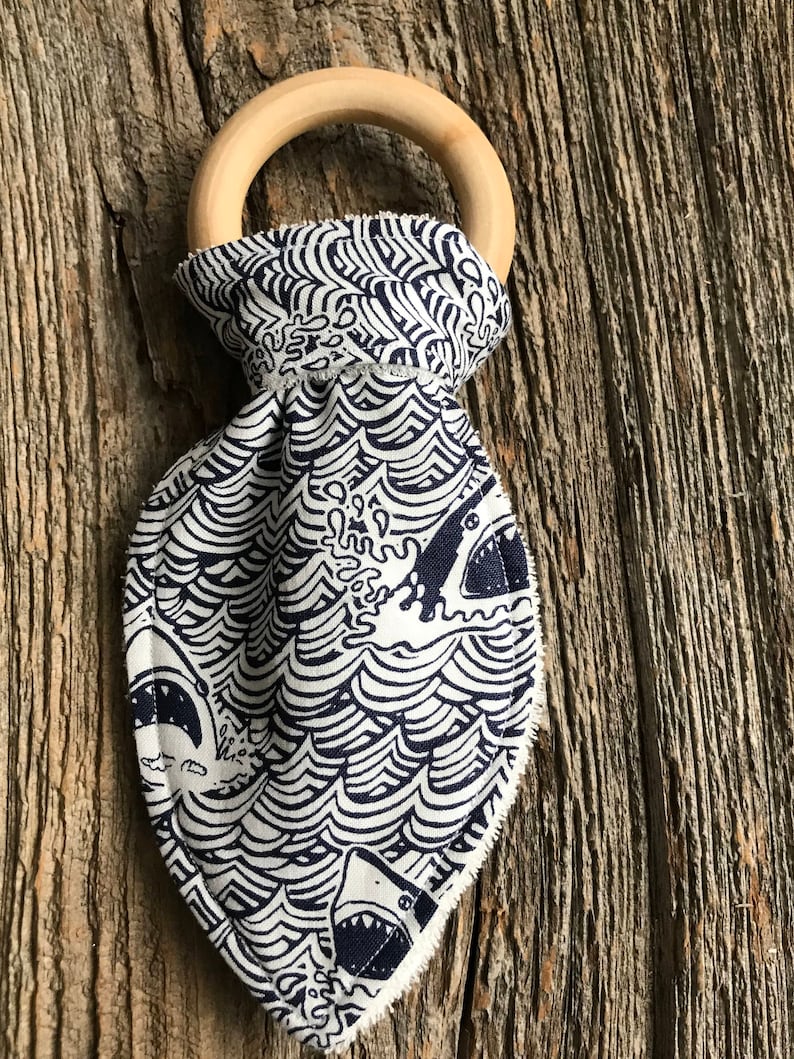 shark teething toy