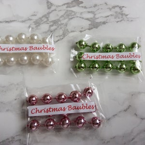 Dolls House Christmas Baubles 12th Scale Miniatures1:12 Scale 1/12 Scale Faux Christmas Decoration Decor Display Decoraiton