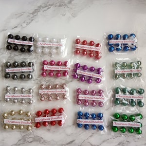 Christmas Baubles Miniatures Dolls House  12th Scale Decorations Handmade 1:12 Scale 1/12th Scale Faux for Display Only