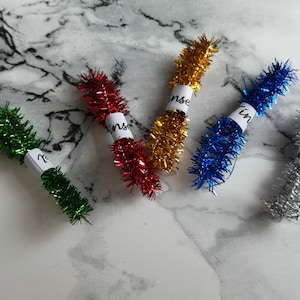 Tinsel Christmas Dolls House Miniatures 12th Scale Bundle 1:12th Scale 1/12th Scale Dolls House Christmas Decor Decoration Only Accessories