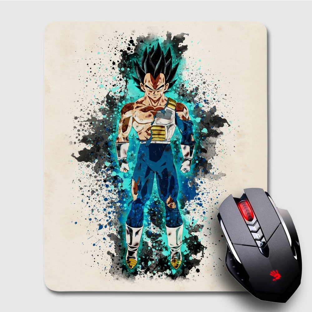 Vegeta God Mode Anime Mouse Pad Anime Gaming Mouse Pad Gift Etsy