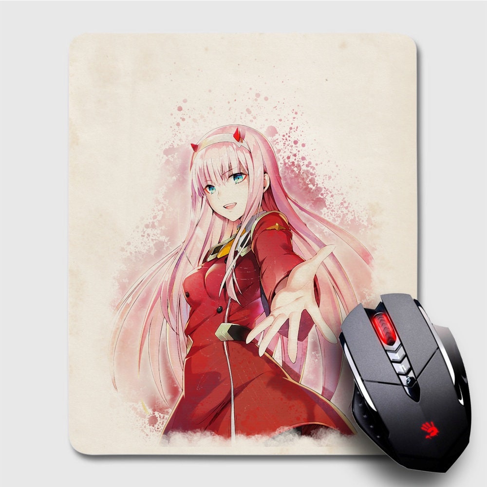 Franxx Anime Mousepad Anime Gifts Gaming Mouse Pad Gift Etsy