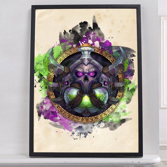 Download Rogue Emblem Print Game Poster WoW Art Gaming Decors | Etsy