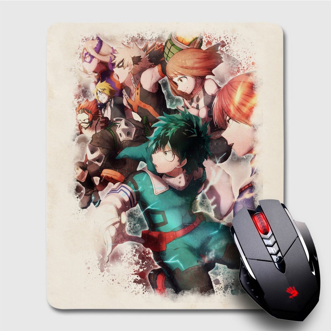 Boku No Hero Gift Anime Mousepad Anime Gifts Gaming Mouse Etsy