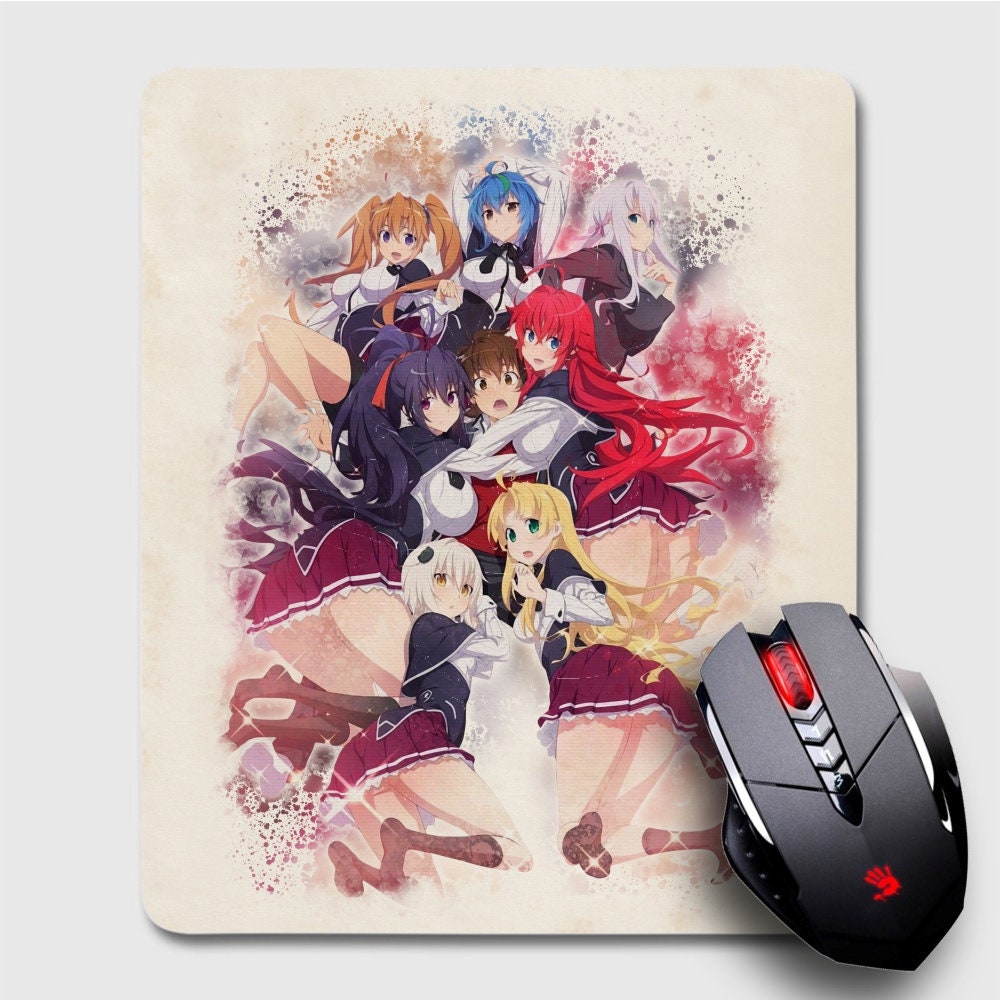High School Rias Issei Anime Mousepad Anime Gifts Gaming Etsy