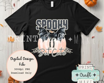 Spooky But Cute PNG | Pastel Coquette Goth | Graphic Digital Download