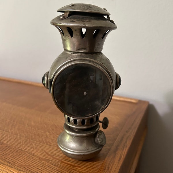 Antique Williams Globe Kerosene Bicycle Lantern Bike Headlight Kerosene Lantern Kerosene Lamp Oil Lamp Antique Bike Lamp