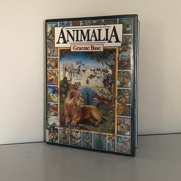 Animalia By Graeme Base 1986 illustrated Alphabet Hardcover Book Published By Harry N. Abrams Children’s Book