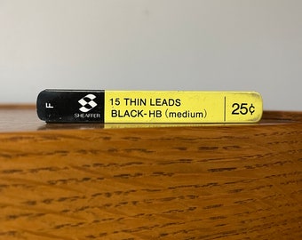 Sheaffer hb Medium Thin Lead F Black-hb W.A. Sheaffer Pen Company Made In Usa Mechanical Pencil Lead