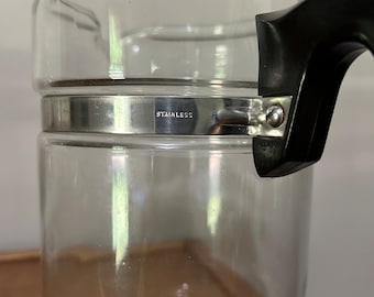 Vintage Pyrex Percolator Pyrex Coffee Pot Stovetop Percolator