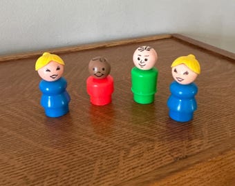 Vintage Fisher Price Little People Figures Vintage Toys Vintage Kids Vintage Play Family Playset People Vintage Fisher Price Toys