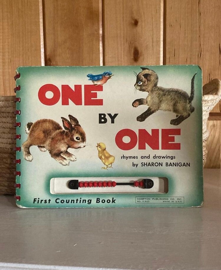 1953 One by One Rhymes and Drawings by Sharon Banigan First Counting