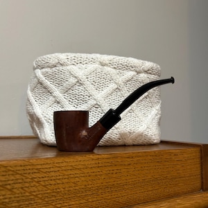 Vintage La Strada Centurion Italian Tobacco Pipe Vintage Pipe Brown Wood Pipe