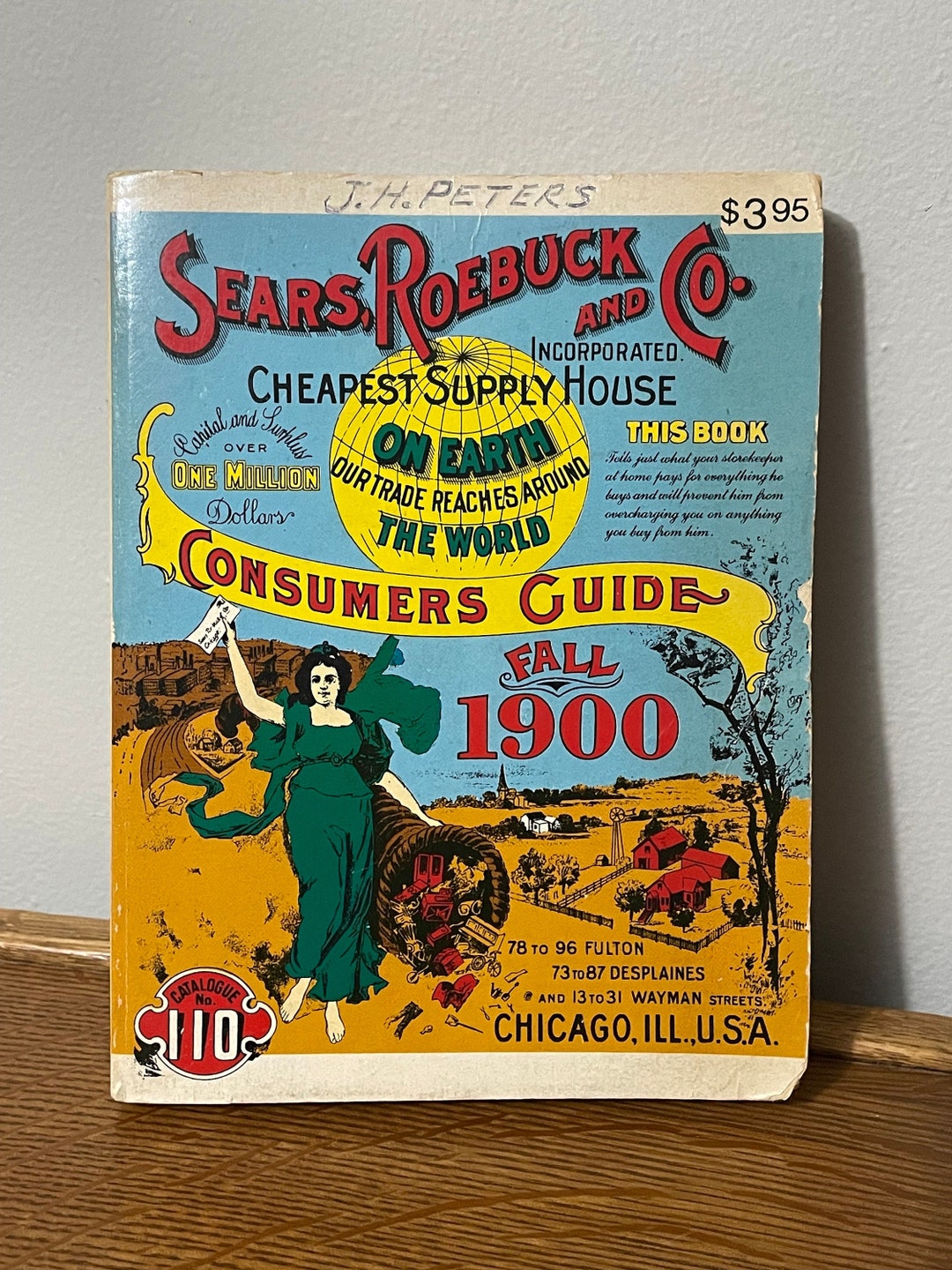Sears Roebuck and Co. Consumers Guide Fall 1900 Catalogue No. 110 Book