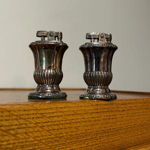 Vintage Ronson Mayfair Silver Plate Table Lighters (2) Art Deco Silver  Plated Table Lighter Table Top Lighter Cigar Cigarette Lighter