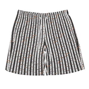 Men Hawaiian Short Sleeve Shirt and Shorts Set Vintage Guns & Stripes Top 2pc Summer Outfit image 8