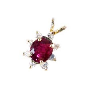 Gorgeous Ruby Pendant Blood Red Ruby Gemstone, True Love Amulet, Antique Gemstone, Medieval Lord of Gems, 14kt Gold, Ancient Etruscan #48882