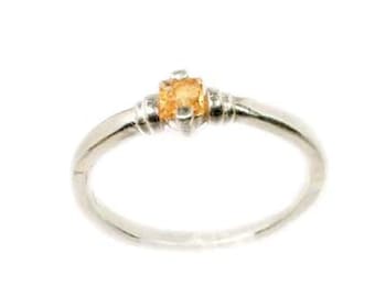 Mandarin Orange Sapphire Ring Ancient Gem of Heaven, Fancy Color Sapphire Gemstone, 19th Century Antique Gem, Black Magic Talisman #45923